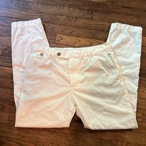 ZARA men’s white chinos 31